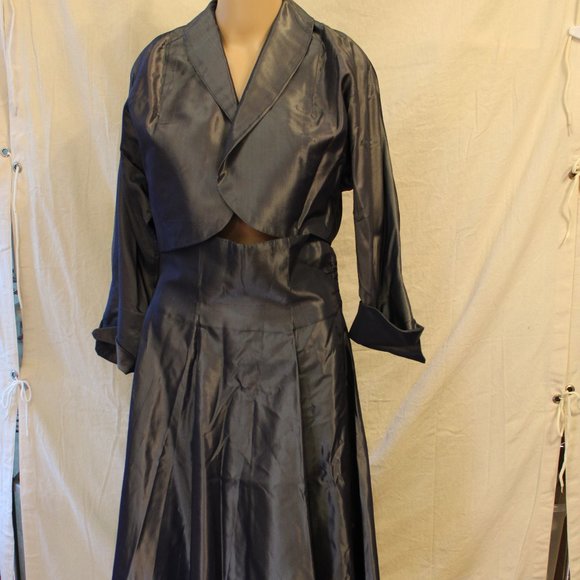 '1986' Cropped Jacket & Skirt Set